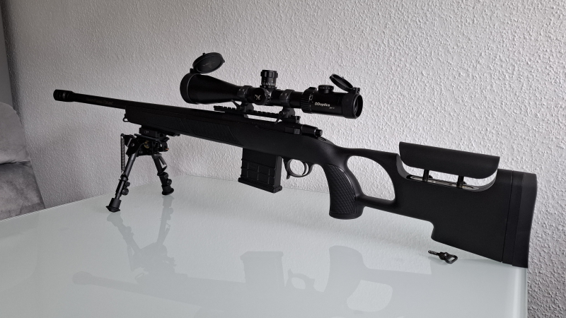 Mercury .308 WIN. Urban Sniper + ZF+ Zweibein + 1000 St. PPU 308 + org. Waffenkoffer – Bild 2