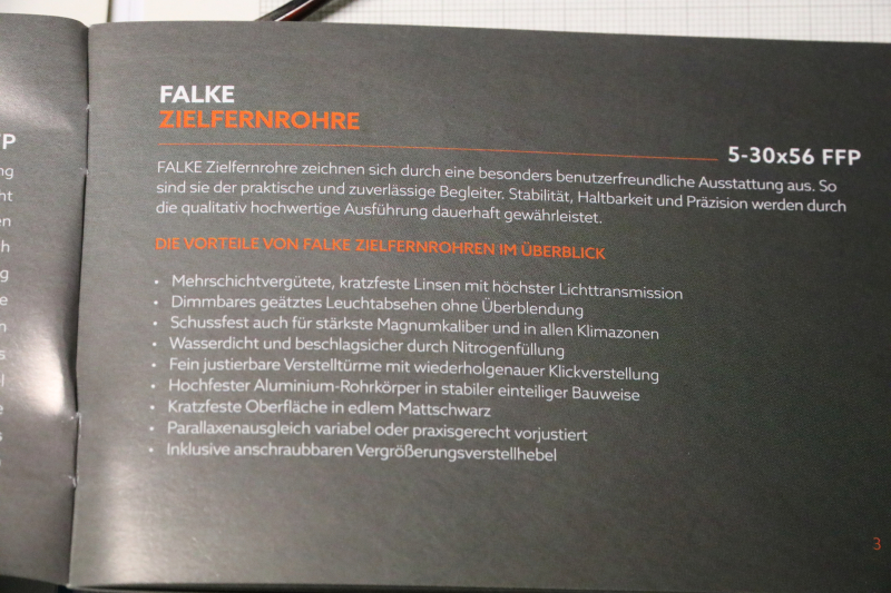 Falke Pro 5-30x56 FFP Tac OVP – Bild 3