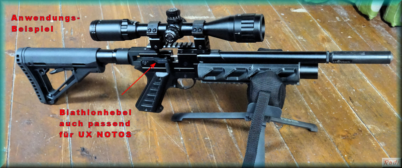 Biathlonhebel fürPP750 oder UX Notos – imagem 2