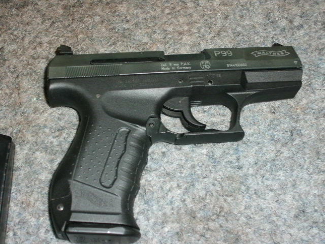 Gaspistole Modell P99 - 9mm PAK von Walther in OVP + 2x Extramagazin !!!! !!!!! – nuotrauka 2