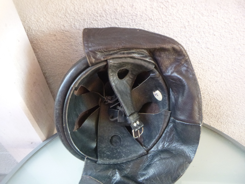 Luftschiffer oder Kraftfahrer Helm WK I – Bild 3