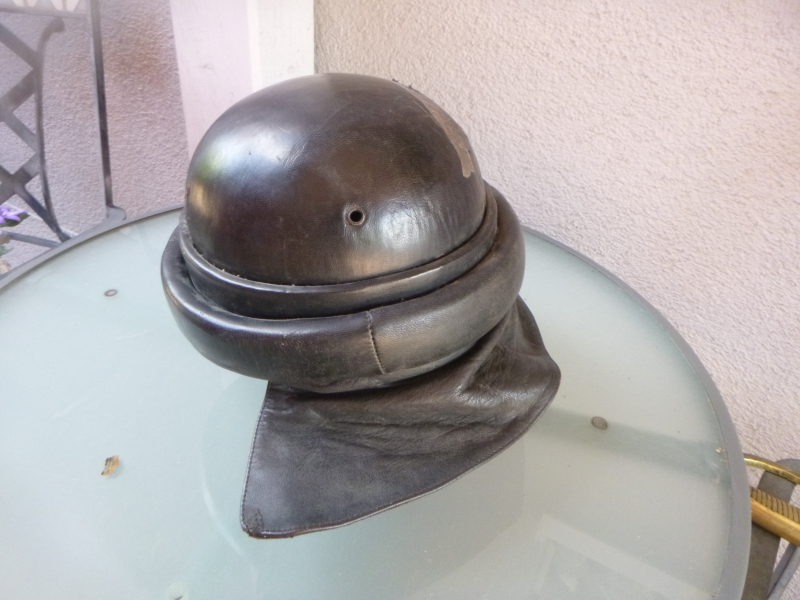 Luftschiffer oder Kraftfahrer Helm WK I – Bild 2