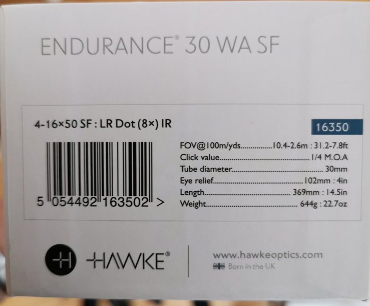 Zielfernrohr Hawke Endurance 4-16x50 – 5. kép