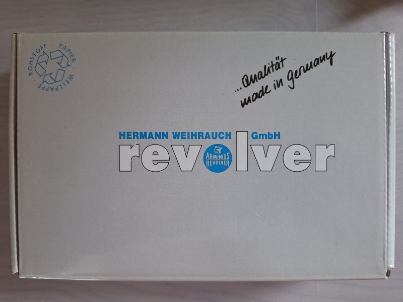 Arminius HW88 Super Airweight brüniert 9 mm R Holzgriff – Bild 5