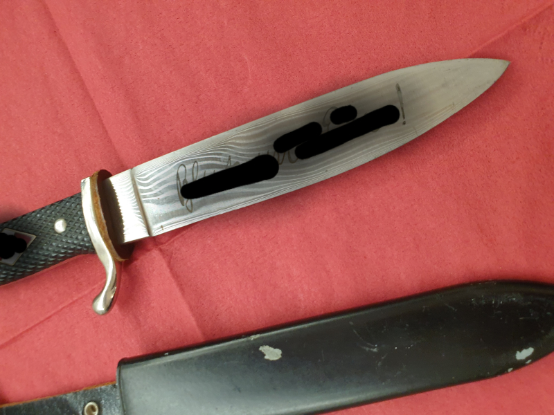 Wehrmacht WK2 HJ Fahrtenmesser RZM gestempelt – Bild 2