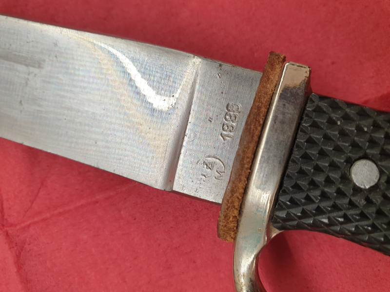 Wehrmacht WK2 HJ Fahrtenmesser RZM gestempelt – Bild 3