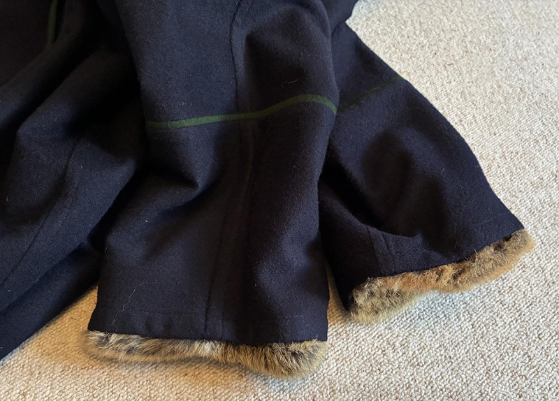 Sehr edler Mantel mit Echt-Hamsterfell Innenfutter Größe 58 - 60 – imaginea 6