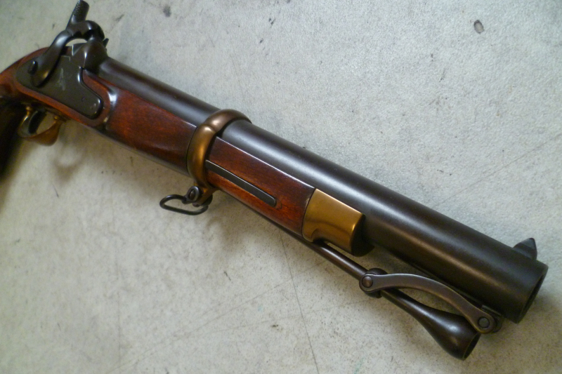 Perkussionspistole Antonio Zoli Zouave Pistole .58 M1855 – Bild 2