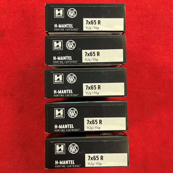 RWS 7x65 R H-Mantel HMK – 11,2g / 173gr - 100 Schuss - inkl. Versand – Bild 3