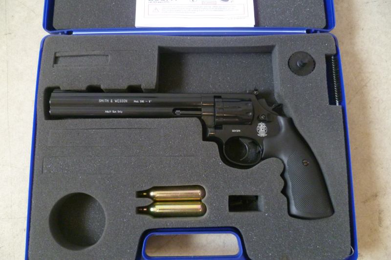 CO2-Pistole Smith & Wesson 586-8" 4,5 mm Diabolo – Bild 1