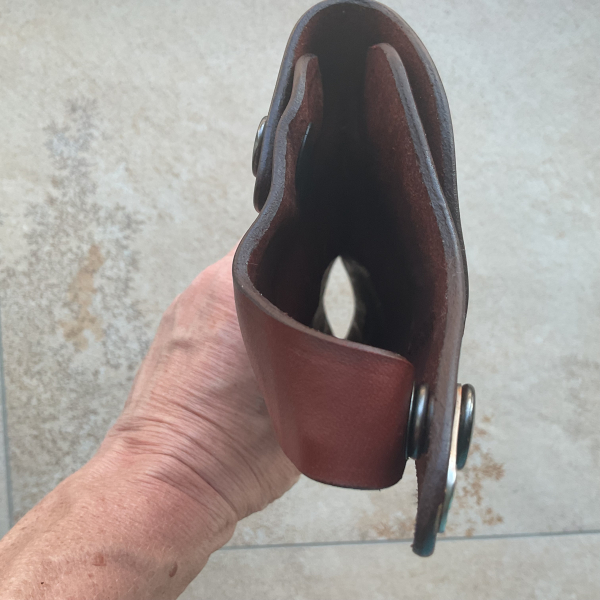 Lederholster für Revolver S&W .44er Mag und Colt Python bis 8 3/8 Zoll Lauf – Bild 3