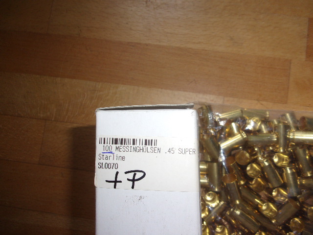 100 Messinghülsen ".45 Auto + P" Starline – Bild 2