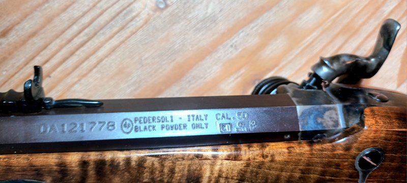 Pedersoli Hawken Mountain Rifle Perkussionsbüchse Kal. .50 Tigerahorn – Bild 4