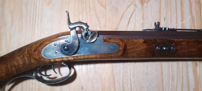 Pedersoli Hawken Mountain Rifle Perkussionsbüchse Kal. .50 Tigerahorn – Bild 2