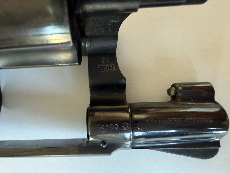 Smith &Wesson Revolver Mod.36 – billede 4