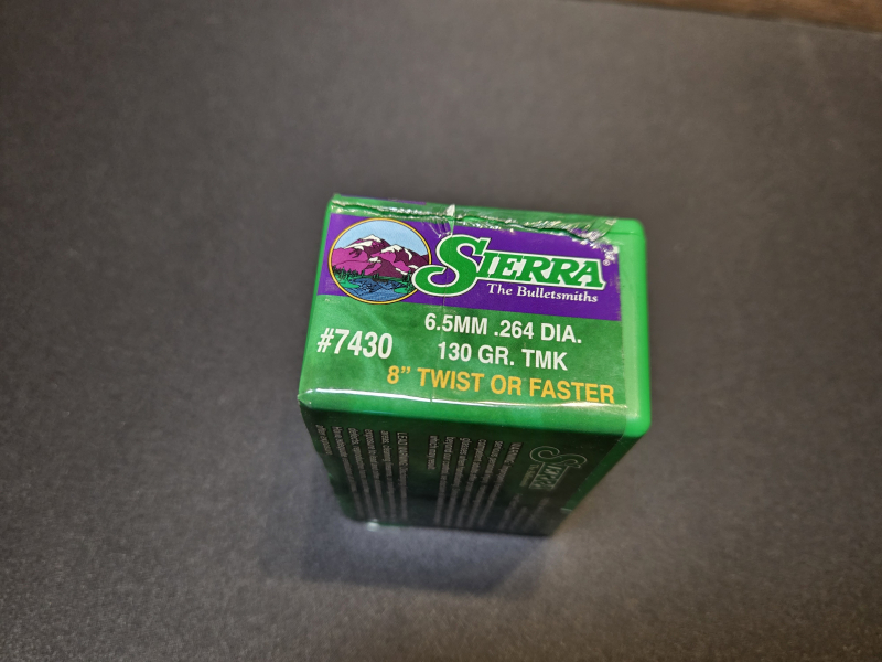 Geschosse Sierra Tipped Match King 130 Grain #7430 - 6,5mm / .264 - 100 Stk. – Bild 2