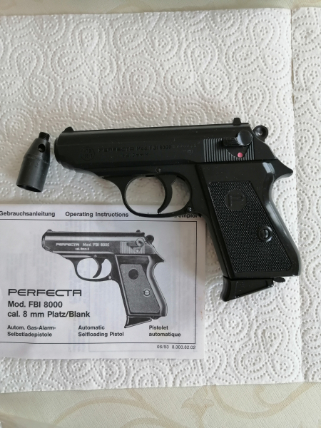 Reck Perfecta Mod. FBI 8000 im Kaliber 8 mm Knall! – Bild 2