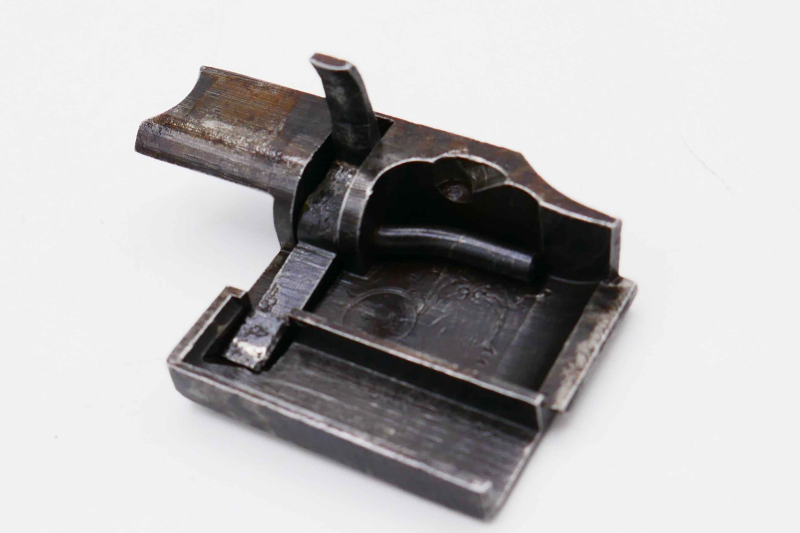 Original Seitenplatte / Abdeckplatte mit Hebel für Pistole 08 P.08 P08 Luger – Bild 2