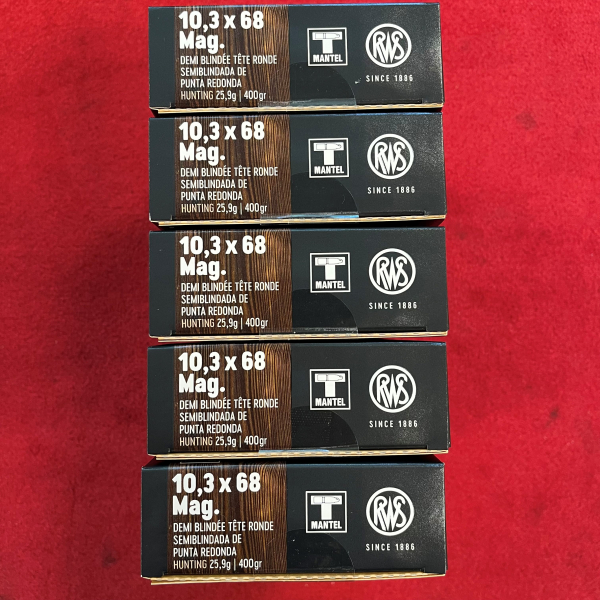 RWS 10,3x68 Mag. T-Mantel Bonded – 25,9g / 400gr - 100 Schuss - inkl. Versand – billede 4