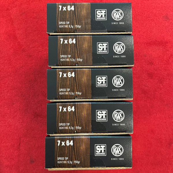RWS 7x64 Speed Tip Hunting – 9,7g / 150gr - 100 Schuss - inkl. Versand – Bild 4