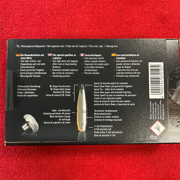 RWS 7x64 Speed Tip Hunting – 9,7g / 150gr - 100 Schuss - inkl. Versand – Bild 2