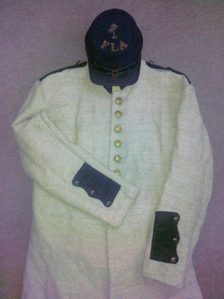 Ärmelplatten, CS/US, Miliz, Civil War, Bürgerkrieg, Uniform, Militaria – Bild 2