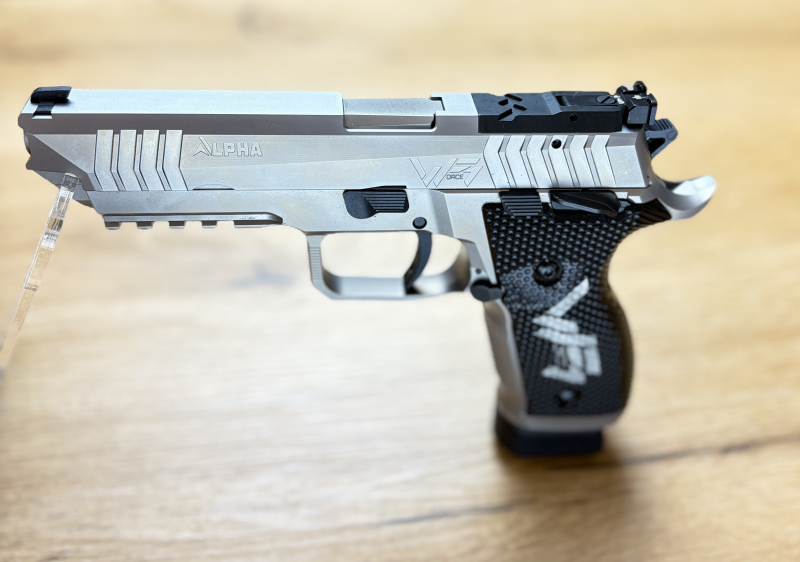 AREX Ganzstahl-Pistole ALPHA RACE WFORCE1, 5", Silver Finish, Optics Ready ++ NEUWARE ++ – Bild 4