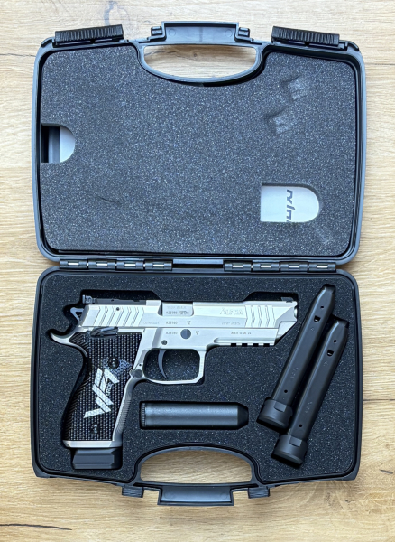 AREX Ganzstahl-Pistole ALPHA RACE WFORCE1, 5", Silver Finish, Optics Ready ++ NEUWARE ++ – Bild 3