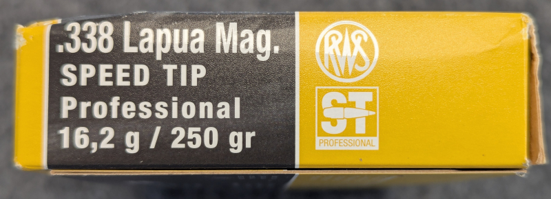 20x RWS Speed Tip Professional .338 Lapua Magnum 16,2g / 250gr – Bild 2