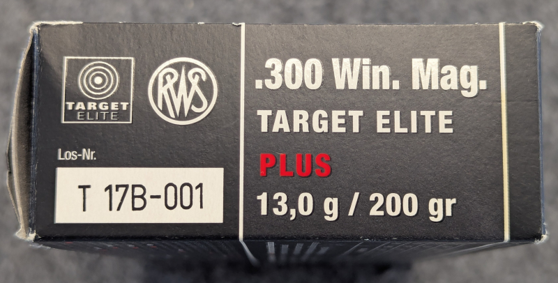20x RWS Target Elite Plus .300 Win. Mag. 13,0g / 200gr – Bild 2