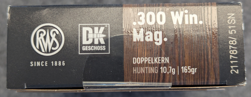 20x RWS Doppelkern .300 Win. Mag. 10,7g / 165gr – Bild 2