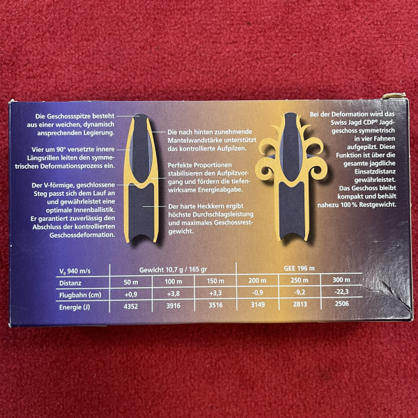 Blaser .30 R Blaser CDP – 10,7g / 165gr - 40 Schuss – Bild 3