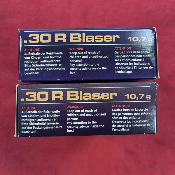 Blaser .30 R Blaser CDP – 10,7g / 165gr - 40 Schuss – Bild 2