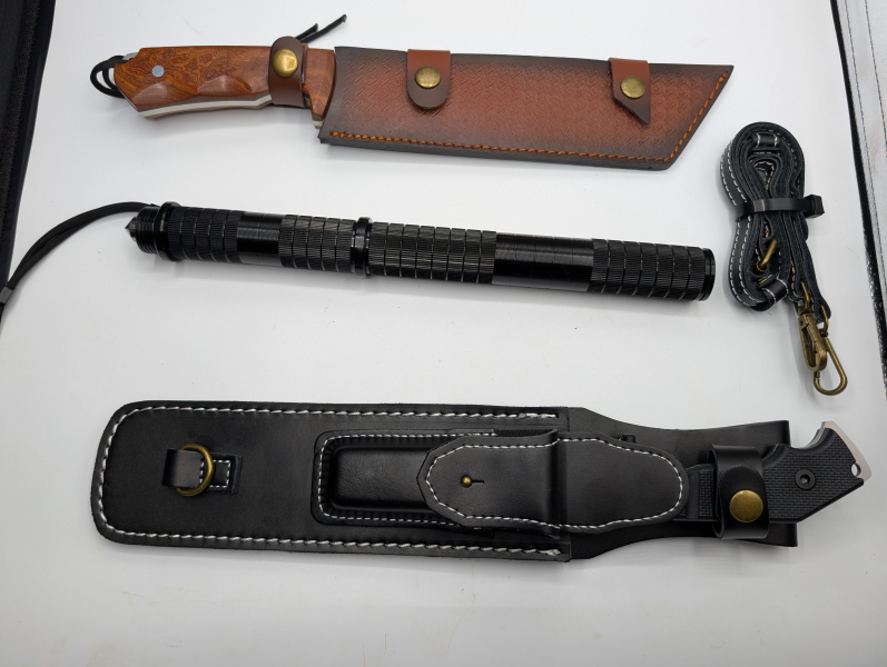 3 neue Messer in Alu Koffer – billede 2