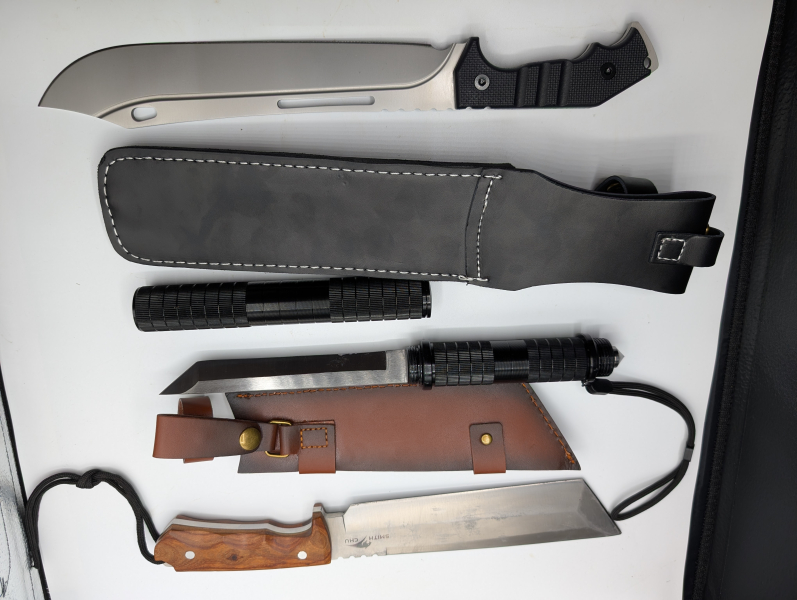 3 neue Messer in Alu Koffer – billede 4