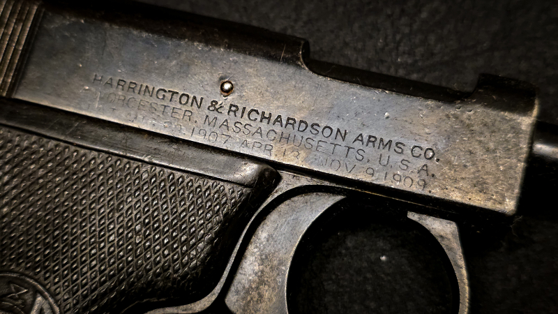 Harrington & Richardson Self-Loading | 7,65 mm Browning | Lauf spiegelblank | USA | Sammlerstück – Bild 3