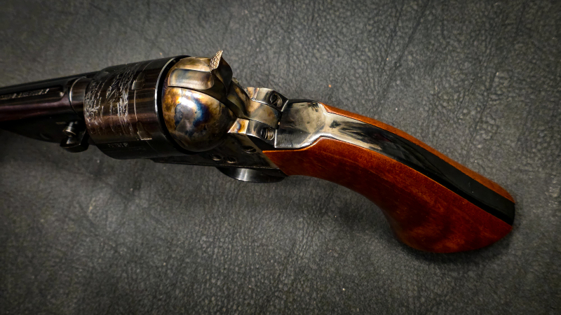 Single Action Revolver Uberti Open Top | .45 Long Colt | 7,5" | Neuwertig | Originalbox | SA – Bild 4