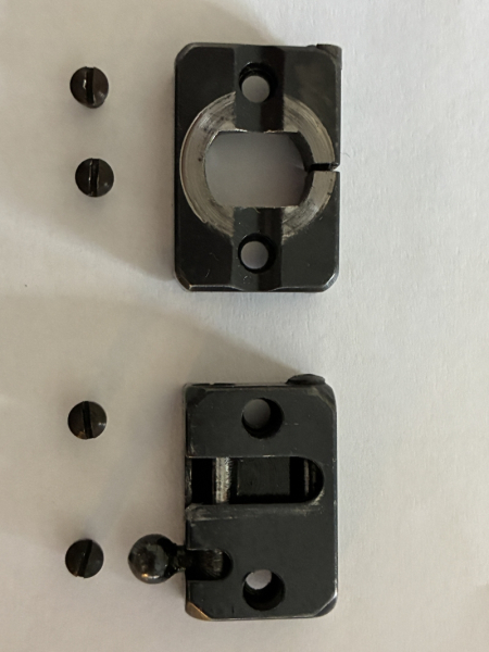 Sauer 80 Schwenkmontage Basen vorne + hinten mit Schrauben – Bild 2