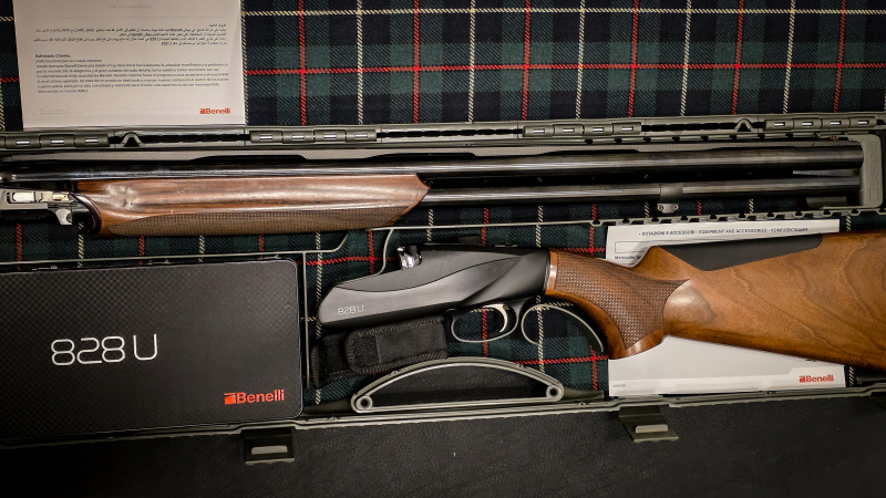 BDF Benelli 828 U | Kal. 12/76 | 71 cm | Neuwertig | Koffer | Wechselchokes | – imagem 3