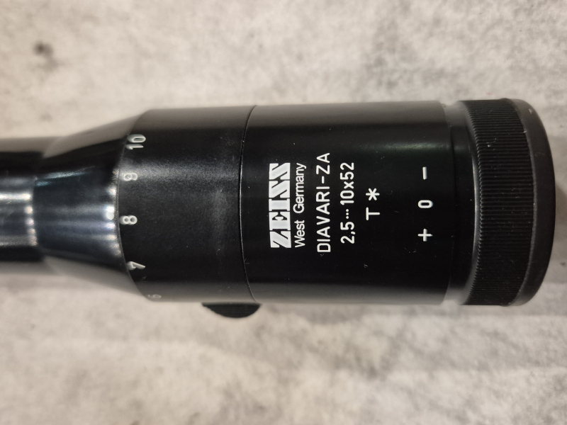 Zeiss Diavari-ZA 2,5–10x52 T* Zielfernrohr – Absehen 4 – 30 mm Mittelrohr – Made in West Germany – Bild 2