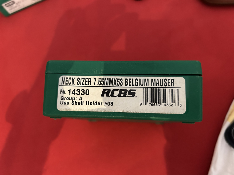 RCBS Crimp Matrize & Neck Sizer für 7,65x53 Belgium Mauser – Bild 2