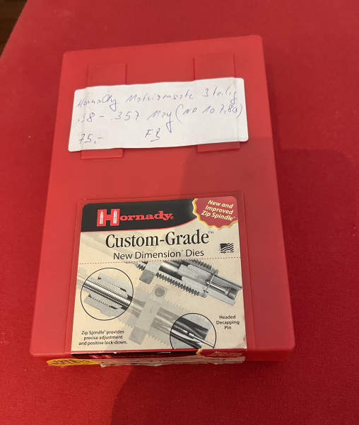 3 teiliger Hornady Matrizen Satz 38/.357Magum – Bild 2