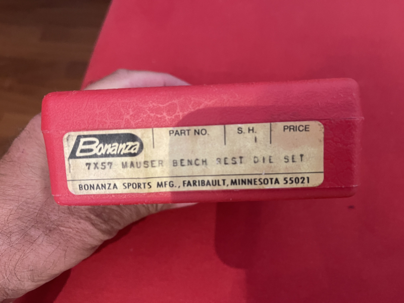 Bonanza 7x57 Bench Rest Die Set f. Arg. Mauser – Bild 2