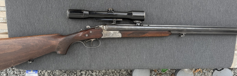 Sauer &Sohn Drilling , Zeiss ZF, Orginal Schaftkappe Sauer – Bild 2