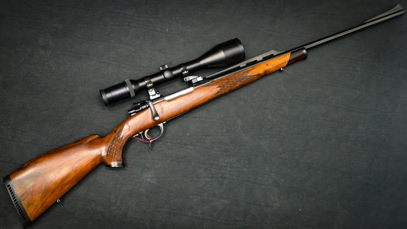 Repetierbüchse DWM Mod. 98 Custom | 9,3x62 | Achtkantlauf | Swarovski Habicht 2,5–10x56 | – Bild 6