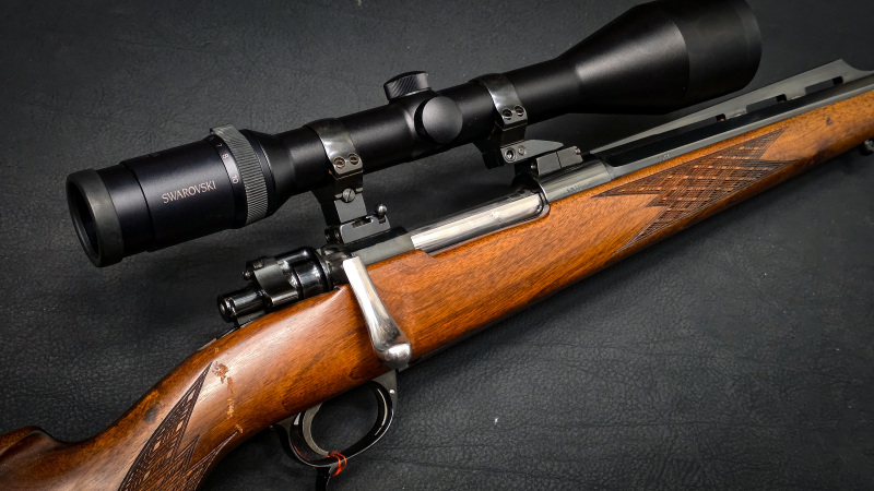 Repetierbüchse DWM Mod. 98 Custom | 9,3x62 | Achtkantlauf | Swarovski Habicht 2,5–10x56 | – Bild 5