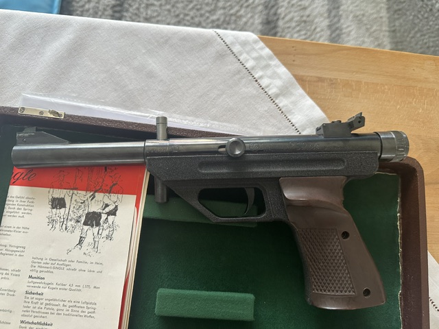 Co2 Matchluftpistole Modell Haemmerli Single – Bild 2