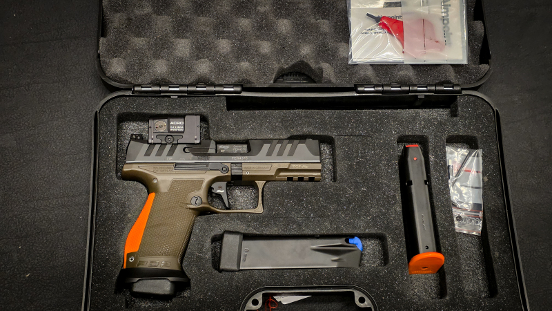 Pistole Walther PDP Hunter Pro Compact | 9 mm Luger | Aimpoint ACRO C-2 | 3 Magazine | Bestzustand – Bild 2