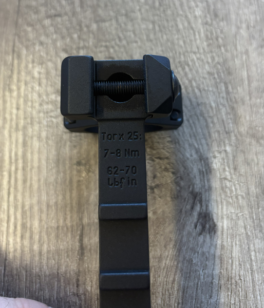 Zielfernrohrmontage ERATAC Ultraleichte Blockmontage, 34 mm Ringe – immagine 2