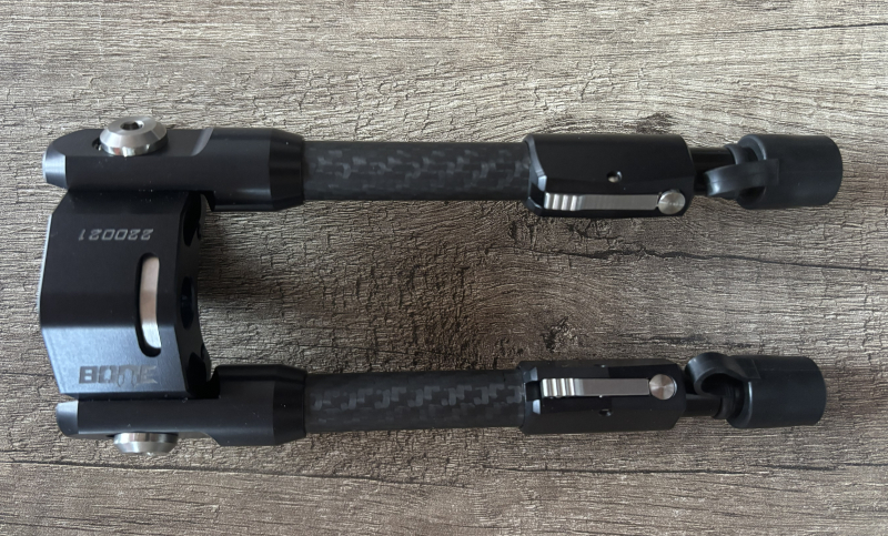 STRASSER Zweibein BONE inkl. M-LOK- Adapter und verlängertem Klemmhebel – stampa 4